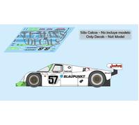 Decalcomanie Porsche 962C Le Mans 1991 57 58 59 1:32 1:43 1:24 1:18 962 slot ...