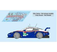 Decalcomanie Porsche 991 RSR Le Mans 2018 91 1:32 1:43 1:24 1:18 911 rothmans...