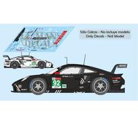 Decalcomanie Porsche 991 RSR Le Mans 2020 1:32 1:43 1:24 1:18 911 slot calcas