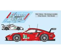 Decalcomanie Porsche 991 RSR Le Mans 2020 1:32 1:43 1:24 1:18 Decalcomanie...