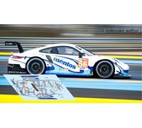 Decalcomanie Porsche 991 RSR Le Mans 2020 56 1:32 1:43 1:24 1:18 911 calcas slot