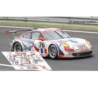 Decalcomanie Porsche 997 RSR Le Mans 2007 1:32 1:43 1:24 1:18 911 calche Matmut