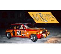 Decalcomanie Renault 5 Turbo Rallye MonteCarlo 1981 20 slot calcas Saby