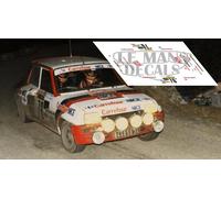 Decalcomanie Renault 5 Turbo Rallye MonteCarlo 1982 76 slot calcas Touren