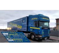 Decalcomanie Scania Oscarsan Sport 1:32 1:43 1:24 1:18 palazzi calce slot