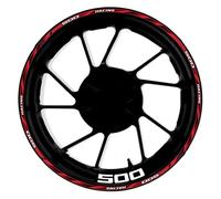 Decalcomanie Set Adesivi Riflettenti Strisce Ruote Per Moto Decalcomanie Per Cerchi Impermeabili Per CB500F CB 500 F(Style 21)