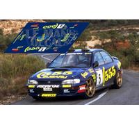 Decalcomanie Subaru Impreza WRC Rallye Catalunya 1995 Sainz McRae Lati 555 ca...