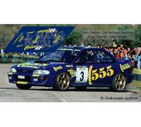 Decalcomanie Subaru Impreza WRC Rallye Catalunya 1996 McRae Liati 555 calcas
