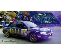 Decalcomanie Subaru Impreza WRC Rallye Montecarlo 1995 Sainz McRae Liati 555 ...
