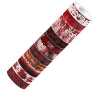 Decalcomanie trasparenti spettrali di Halloween Roll | Decalcomanie adesive per album di ritagli da 16,4 piedi per tazze di computer Muredas Artigianato di carta Porte di imballaggio i computa