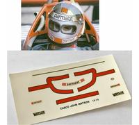 decalcomanies calcas 1.12 1/12 casco john watson F1 driver car auto FDS