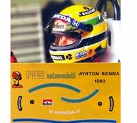 Decals 1.12 1/12 AYRTON SENNA McLAREN F1 driver car auto decalcoman decal helmet