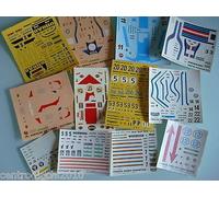 decals 1/43 set di 16 decals PORSCHE 24h du mans, targa florio, BRANDS HATCH ...