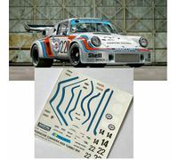 decals abziehbilder 1/43 Porsche 911 Carrera RSR 2.1 Turbo Le Mans 1975