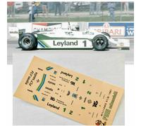 decals decalcomanie 1/43 f1 GP Williams FW 07C Ford Jones - reutmann