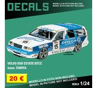 DECALS repro Volvo 850 Turbo Estate BTCC Tamiya 1/24 1 24 kit repro decal racing