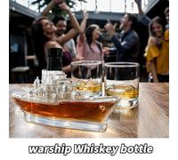 Decantatori Per Liquori | 350ml Barattolo Vuoto Per La Conservazione Con Tema Della Nave Da Guerra,Caraffe In - Per Bar Domestico, Feste, Matrimoni, Vacanze, Raduni, Collezione Personale