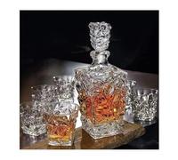 Decanter, Carafe red Wine Decanter Decanter Decanter Wine Decanter 7 Piece Decanter Set 100% Glass Wine Bottle 850ml with Cover