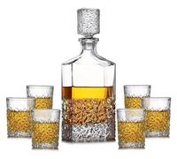 Decanter, Carafe red Wine Decanter Decanter Decanter Wine Decanter Decanter Glasses Set 7 Pcs 100% Crystal Glass Tumblers with Glass Cover
