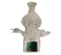 Decanter Con Statua Di Cane - Bottiglia Di Per Whisky, Contenitore Ermetico Per Liquori, Portabevande Decorativo | Di Presentazione 'alcol, Pezzo Di Accento Del Bar Di Casa