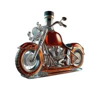 Decanter da whisky a forma di moto, bicchieri da 350 ml, bottiglia originale per gli amanti della i fan del whisky, vodka, liquori, vacanze, uomini