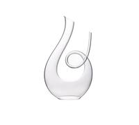 decanter, Decanter for vino in cristallo senza piombo a forma di U, elegante caraffa a cigno soffiato a mano da 1500 ml for rosso(C)