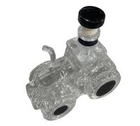 Decanter design trattore, bottiglia bourbone da 300 ml per raduni, contenitore per bevande in da 13 cm ad alta trasmissione luminosa, boccette per brandy, natalizi per matrimoni per