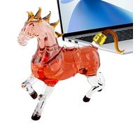 Decanter di vino - Dispenser di liquore animale da 1 litro - decanter di vino con design a cavallo per uomo, sposo, marito, coppia, amanti del bourbon, bar a casa, anno nuovo, matrimonio