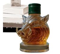 Decanter di whisky, decanter vino per la di per animali per la casa, scaffale del soggiorno, display del gabinetto, bevande tra cui brandy, tequila e bourbon, regalo per uomini, marito