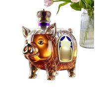 Decanter di whisky - Decantro di whisky animale carino | DECANO BOUTOE DI WHISKY | Disinantatore di liquori a forma animale divertente | Statua da tavola per bottiglie di alcool vuota decorativa |
