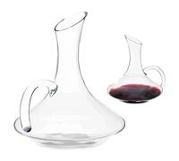 Decanter dritto 1500ml in Vetro con Manico Brocca Caraffa per Vino da tavolo