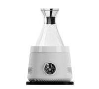Decanter elettrico per vino, 1,5 l, ultra-silenzioso, con luce d'atmosfera respirabile, perfetto per la gestione della temperatura del vino da 0 a 20 °C