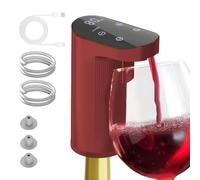 Decanter elettrico per vino - Beccuccio intelligente - Pompa aeratore digitale | Distributore di alcool ricaricabile, rubinetto di controllo tattile, strumento di aerazione per bottiglia da bancone da
