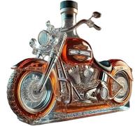 Decanter for whisky da 300 ml, bottiglia di whisky a forma di motocicletta 3D for la conservazione di liquori, elegante regalo artistico for bar di casa