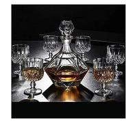 Decanter, Glass Carafe,Decanters for Alcohol, Decanter Decanter Wine Decanter Decanter and Glasses Set 100% Glass Decanter 800ml