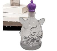 Decanter in | Bottiglia di vino con testa per Whisky | Articolo decorativo e da collezione per la casa | Per bevande come Bourbon Brandy Vodka in sala cena