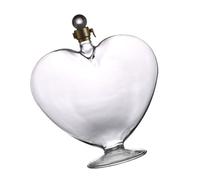 Decanter in vetro a forma di cuore per vino e casa display Home Club Accessori