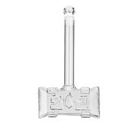Decanter in vetro per whisky, a forma di martello, decanter per whisky con tappo ermetico, dispenser per vino in vetro per brocca di vodka, bourbon, whisky, liquori