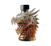 Decanter in - whisky, drago, bottiglie, a forma di animale, divertente | contenitore per la casa da collezione, bar per la casa da collezione, addio al nubilato, regalo per la festa del papà W.