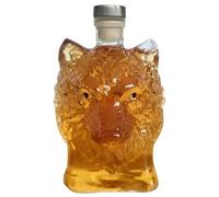 Decanter Liquore - 350 Ml Decanter Di Vino Testa Di Lupo | Contenitore Whisky | Contenitore Di Liquore In Artistico | Regalo Di Decanter Di Vodka Whisky Unico Per Cabinet