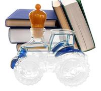 Decanter per alcol - Pro | Tractor Decor - Caraffa À Whisky En Forme De Tracteur En Verre | Decanter per tequila per auto | Decaanter per whisky | 2026 Pro | Brandy | Vodka | Uomini | Regalo | Chiaro