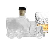 Decanter per alcool - mezzo camion - bottiglia da whisky vintage - contenitore alcolico da 375 ml, accessorio per feste di novità Carafe Hosting - decorazione per champagne | bicchieri da birra per