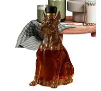 Decanter per bourbon, bottiglia di a forma di cane da 350 ml per stoccaggio | contenitore per liquori | per papà, uomini, compleanni, giorni festivi, matrimoni, feste, casa, bar, cucina,