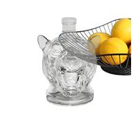 Decanter Per Liquori - Bottiglia Di Whisky In Da 750 Ml, Per Spirito Intagliata Con Testa Di Tigre, Elegante Contenitore Per Bourbon, Elegante Espositore Per Vodka E Brandy Di Vino |