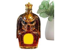 Decanter Per Liquori | Decanter Alcolico 0,3 Litri,Coperchio Ermetico Design 3D Contenitore Vuoto Per Vino Bevute Cantina Riunioni Esposizioni