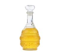 Decanter Per Vino Classiche Decanter Con Tappo Ermetico, Bottiglia Di Liquore In Vetro Design A Taglio Diamante Bottiglia Vetro