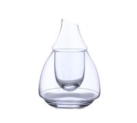 Decanter Per Vino Classiche Decanter In Vetro Dal Design Smussato Con Rivestimento Interno Separato For La Degustazione Del Vino Bottiglia Vetro