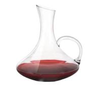 Decanter Per Vino Classico Decanter For Vino In Cristallo Soffiato A Mano, For La Casa, Sala Da Pranzo, 1500 Ml Aeratore Vino(With handle)