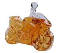 Decanter per vino Decanter for vino Decanter for whisky a forma di moto 750 ml/25,4 once Decanter in vetro Regali for decanter for liquori personalizzato Cucina
