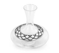 Decanter per vino in vimini chateau in peltro della collezione Royal Selangor ri